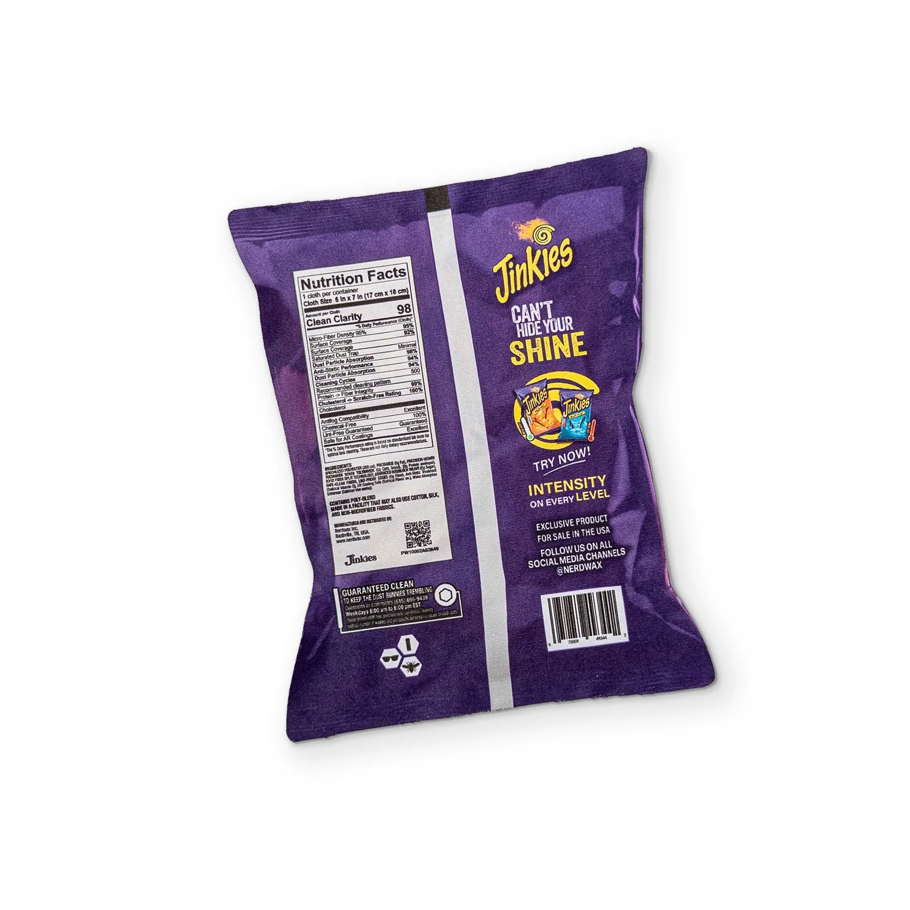 A Bag of Chili Lime Jinkies You Can Clean Your Glasses With - Image 2