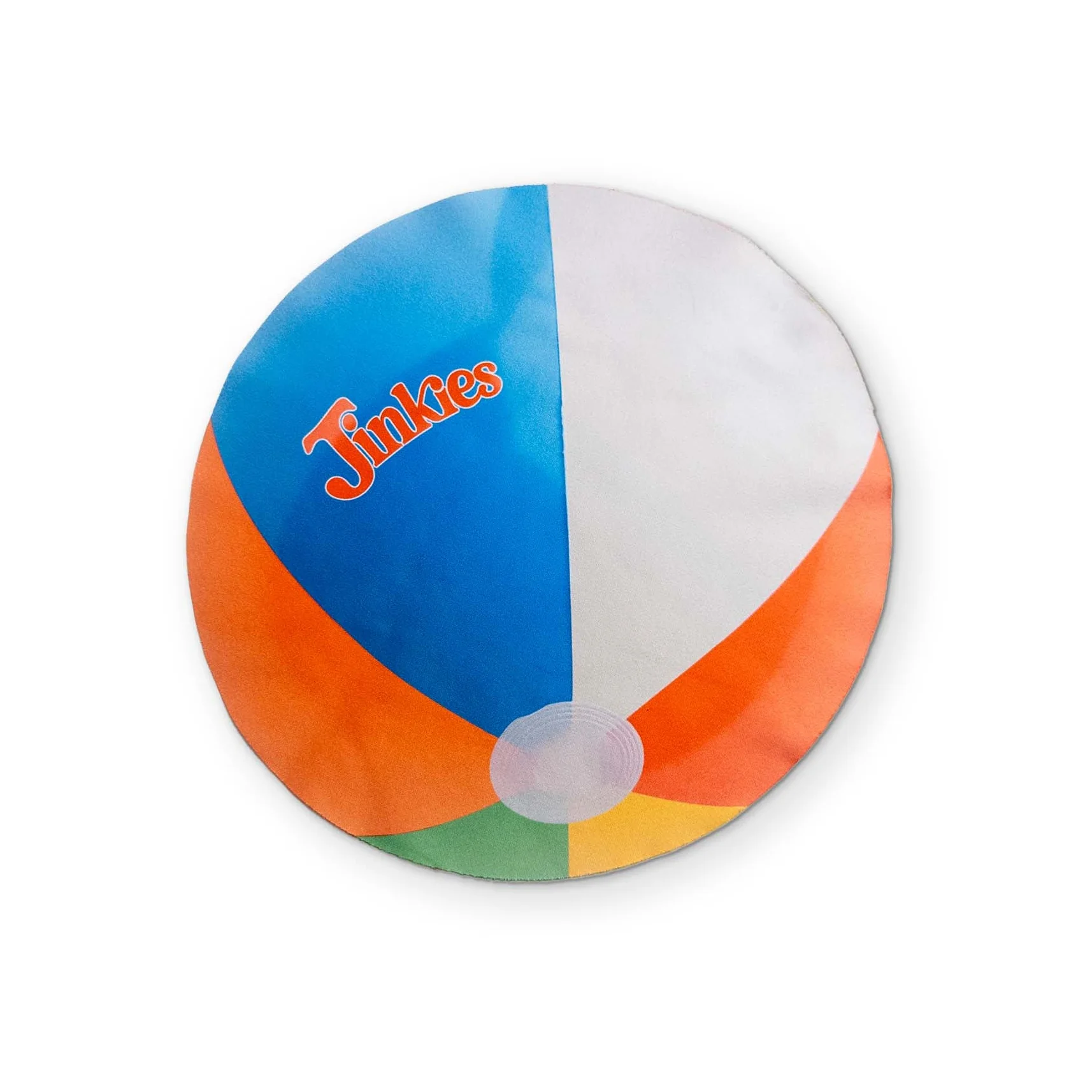 A BEACH BALL YOU CAN CLEAN YOUR GLASSES WITH