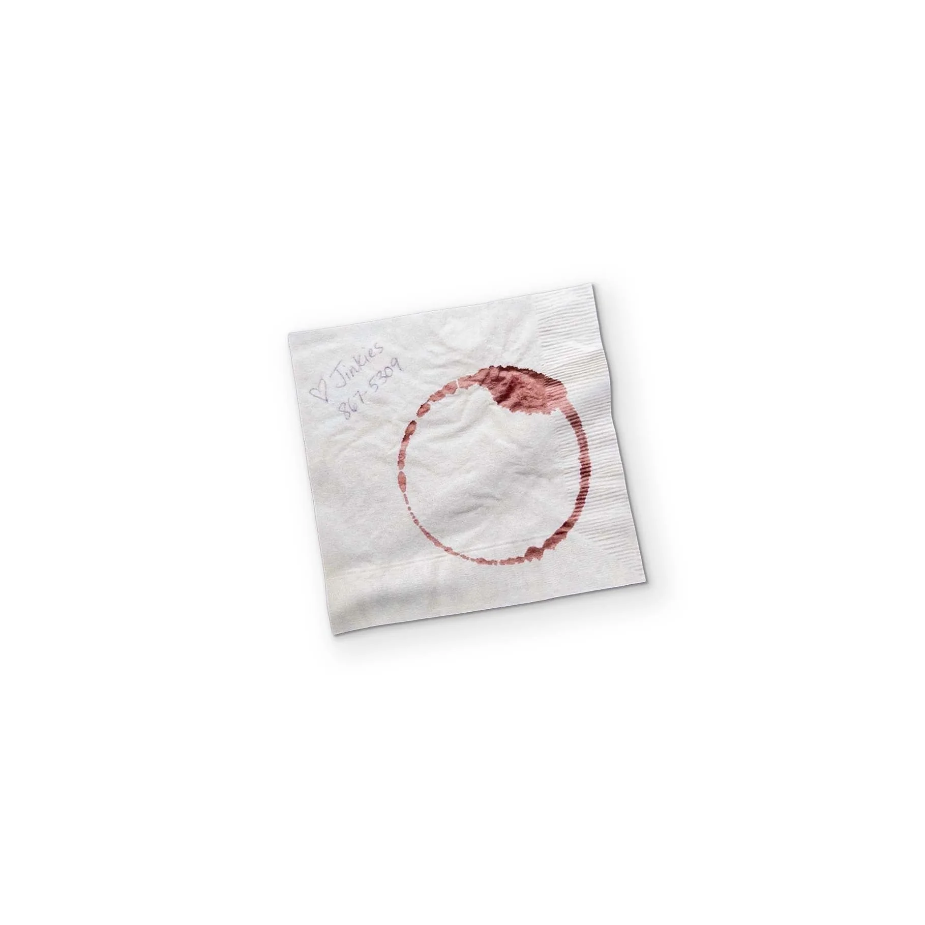 A COCKTAIL NAPKIN YOU CAN CLEAN YOUR GLASSES WITH