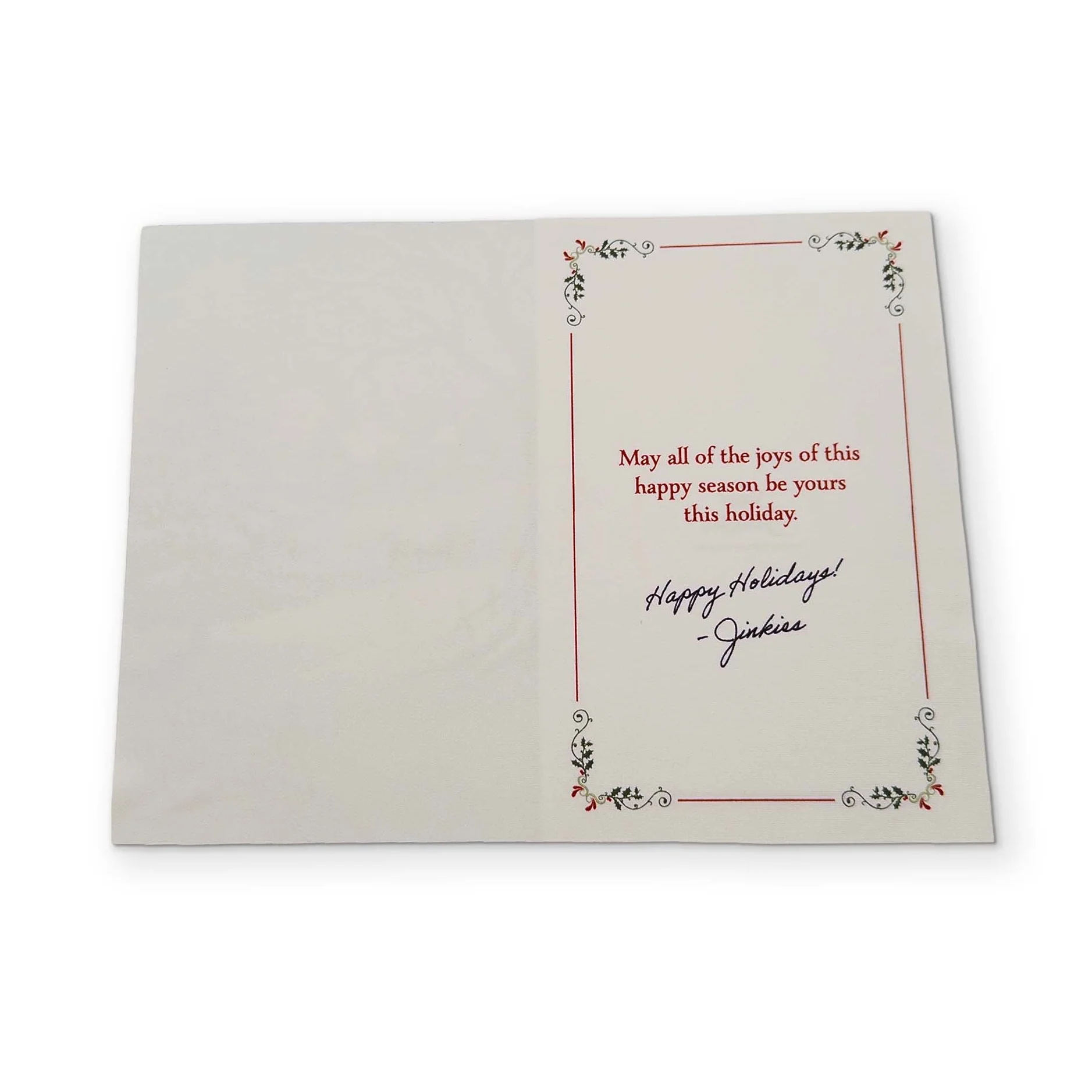 A Holiday Card YOU CAN CLEAN YOUR GLASSES WITH - Image 2
