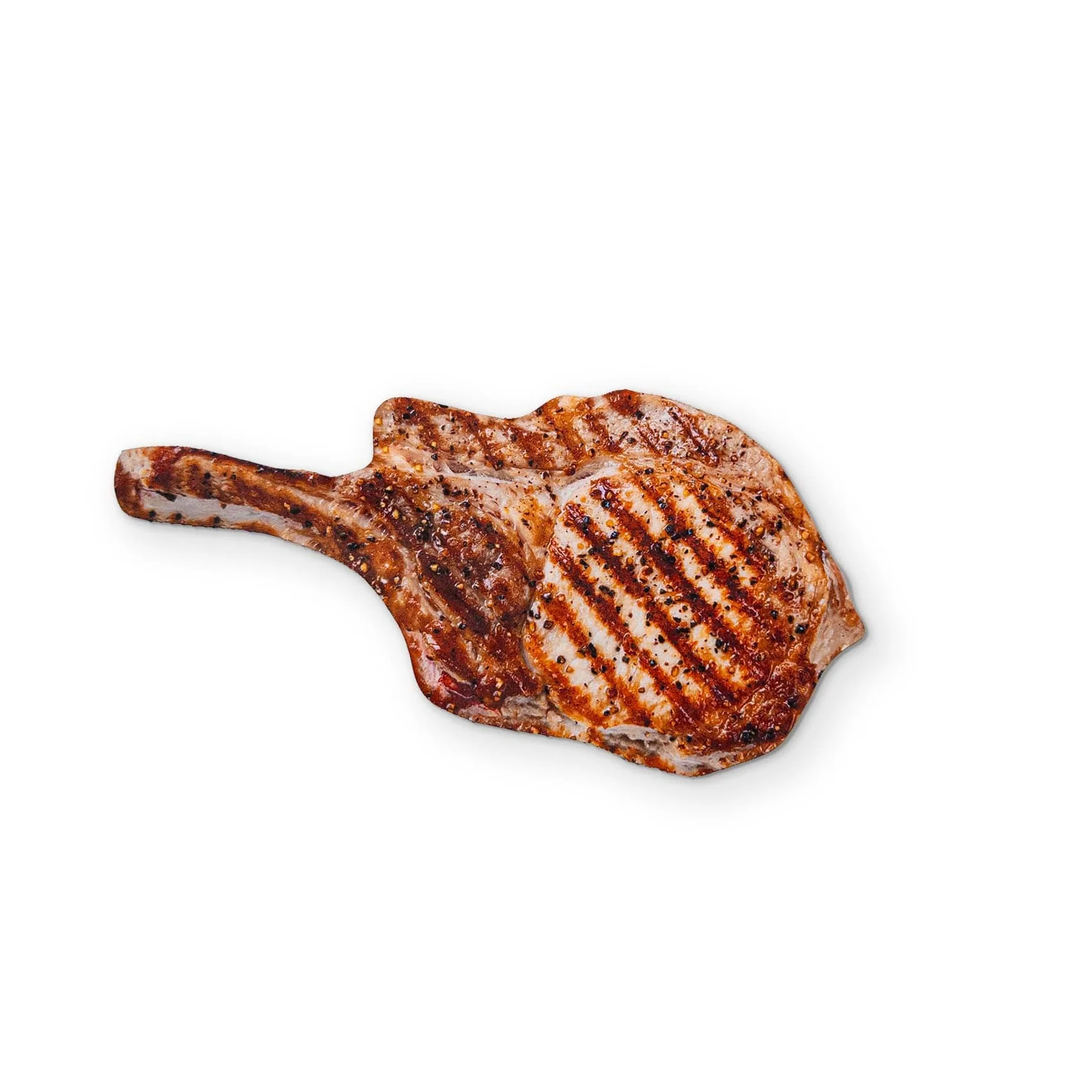 A PORK CHOP YOU CAN CLEAN YOUR GLASSES WITH