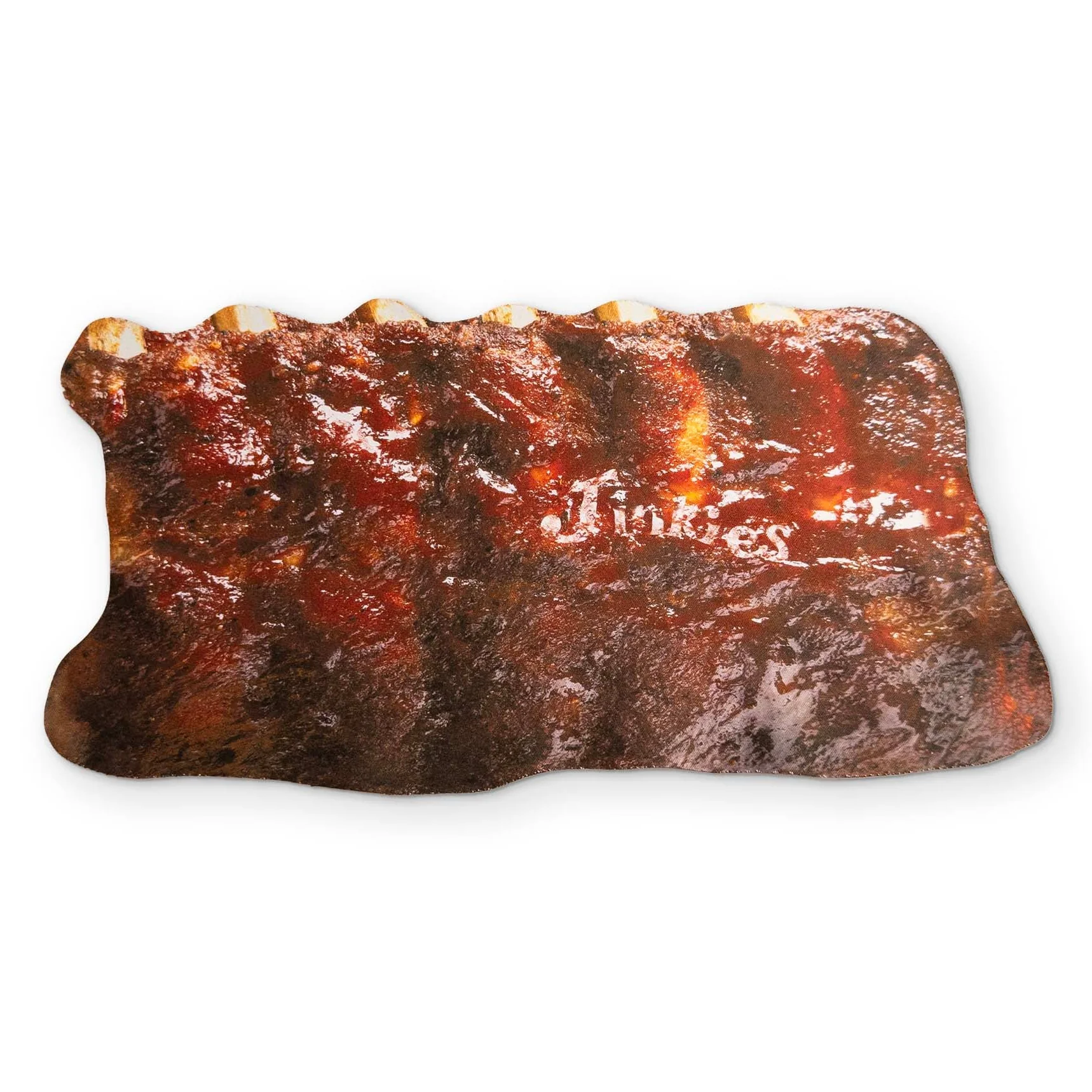 A RACK OF RIBS YOU CAN CLEAN YOUR GLASSES WITH