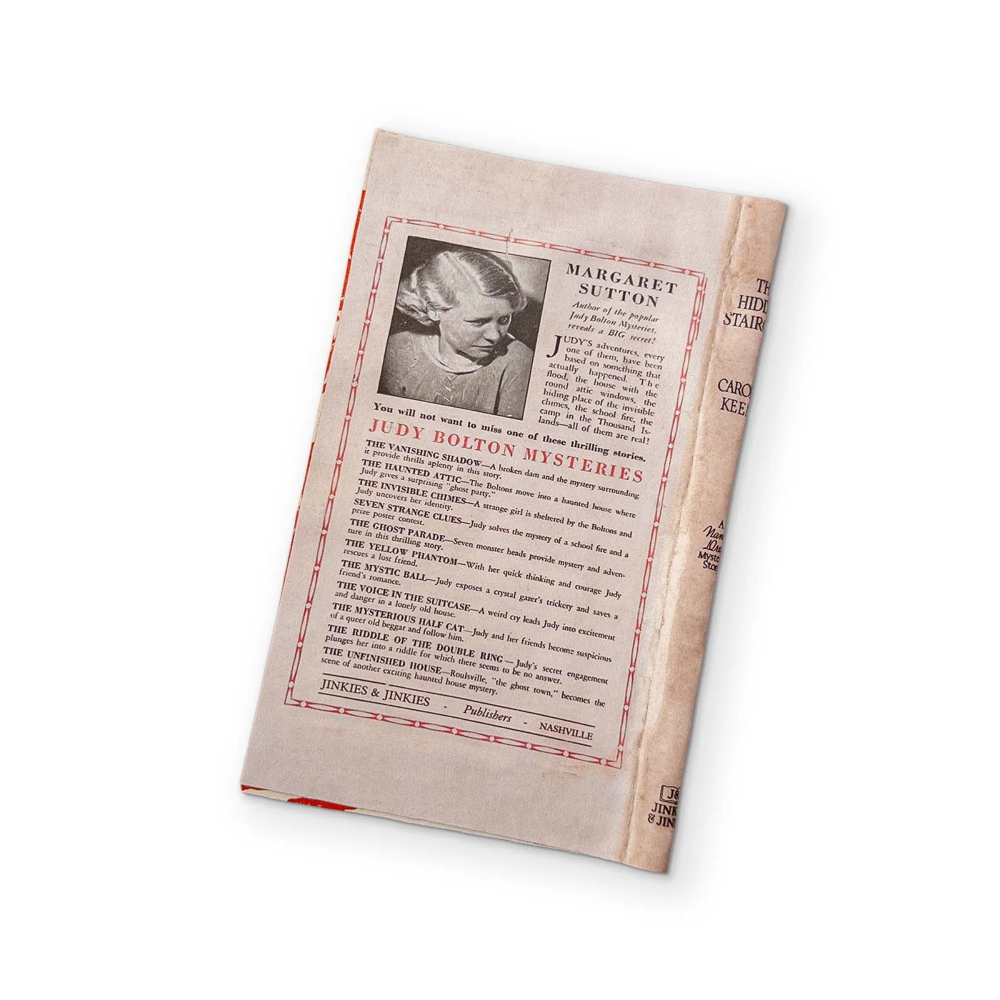 THE HIDDEN STAIRCASE - A NANCY DREW BOOK YOU CAN CLEAN YOUR GLASSES WITH - Image 3