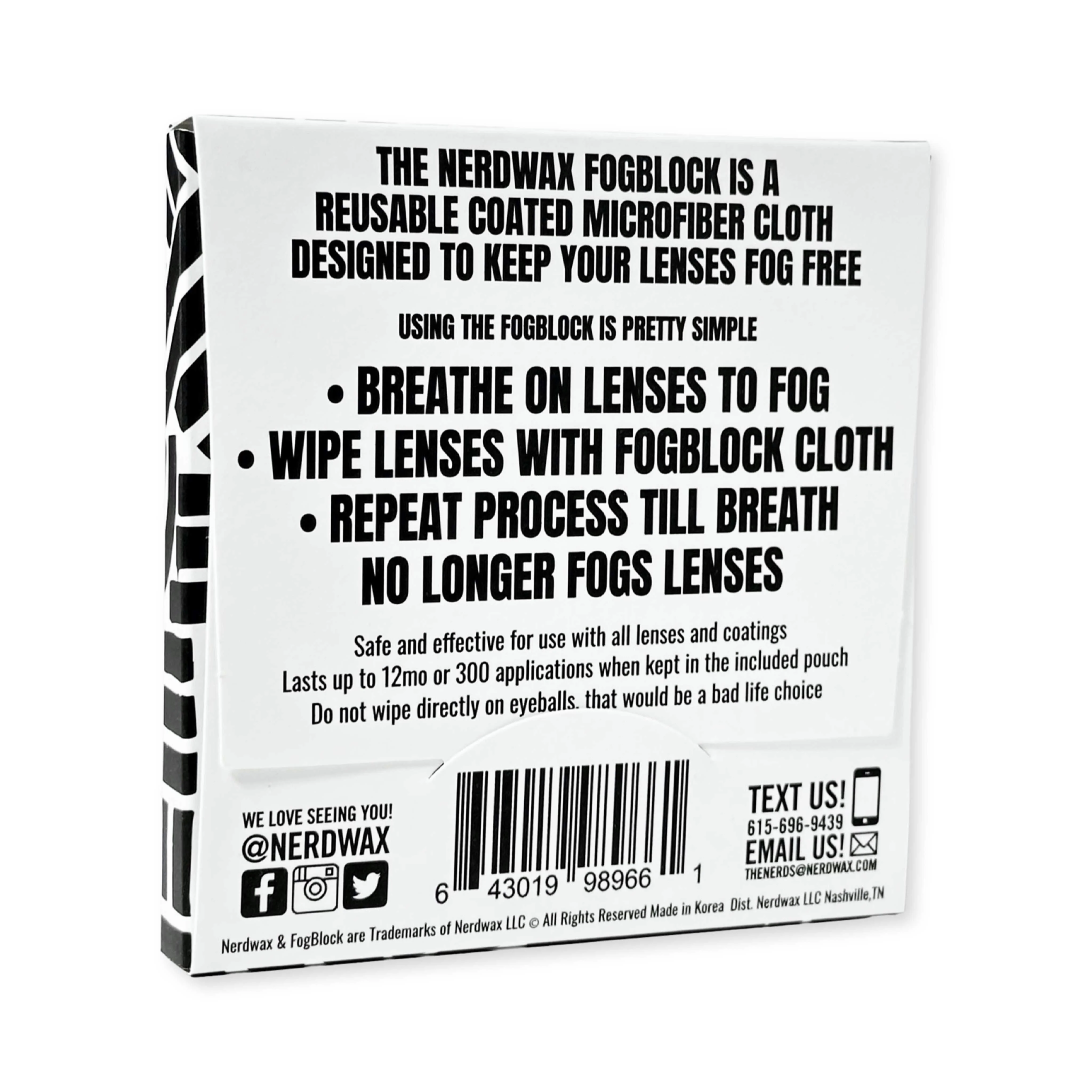 Nerdwax FogBlock - 3pk - Image 2